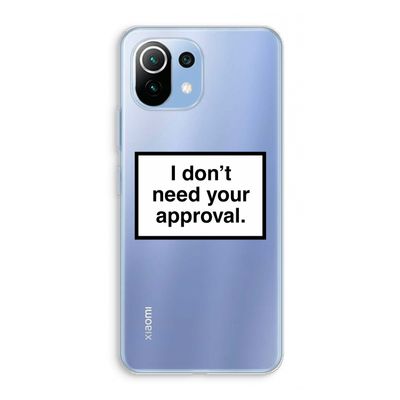 Don't need approval: Xiaomi Mi 11 Lite Transparant Hoesje