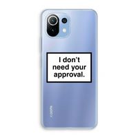 Don't need approval: Xiaomi Mi 11 Lite Transparant Hoesje