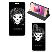 Mobiel BookCase Xiaomi Redmi Note 10 4G | 10S | Poco M5s Skull Hair - thumbnail