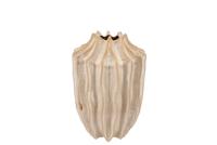 Juna zand vaas lang 19x19x25cm