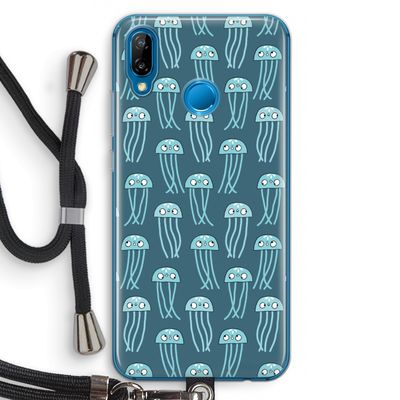 Kwallie: Huawei P20 Lite Transparant Hoesje met koord