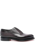 Santoni chaussures oxford à fini verni - Gris - thumbnail