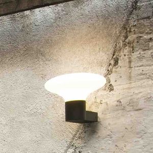 Wandlamp Blub's donkergrijs met witte kap 74432-74430 Spaans Design Faro