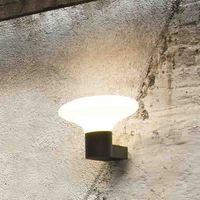 Wandlamp Blub's donkergrijs met witte kap 74432-74430 Spaans Design Faro
