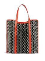 Missoni Home sac cabas Keith à motif zigzag - Noir - thumbnail