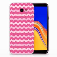 Samsung Galaxy J4 Plus (2018) TPU bumper Waves Pink