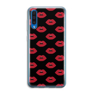 Lips: Samsung Galaxy A50 Transparant Hoesje