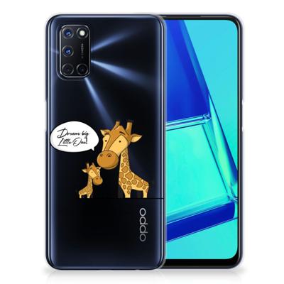 OPPO A52 | A72 Telefoonhoesje met Naam Giraffe OPPO A52 | A72 Telefoonhoesje met Naam Giraffe