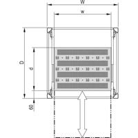 nVent SCHROFF 22117863 Legbord 1 stuk(s)