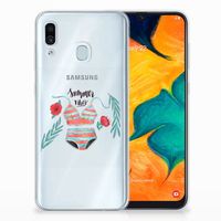 Samsung Galaxy A30 Telefoonhoesje met Naam Boho Summer - thumbnail