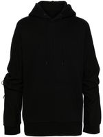 Simone Rocha hoodie à fronces - Noir