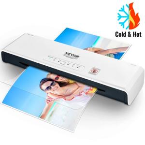 VEVOR Laminator Laminator, 13" Laminator, 4 Roller Hot en Cold Thermal Laminator, Snelle opwarming, Snelle Laminator met 3mil Laminators voor Thuis, Kantoor, School