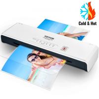 VEVOR Laminator Laminator, 13" Laminator, 4 Roller Hot en Cold Thermal Laminator, Snelle opwarming, Snelle Laminator met 3mil Laminators voor Thuis, Kantoor, School