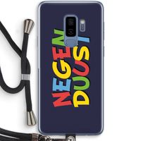 90's One: Samsung Galaxy S9 Plus Transparant Hoesje met koord