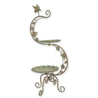AN IRON BIRD FEEDER