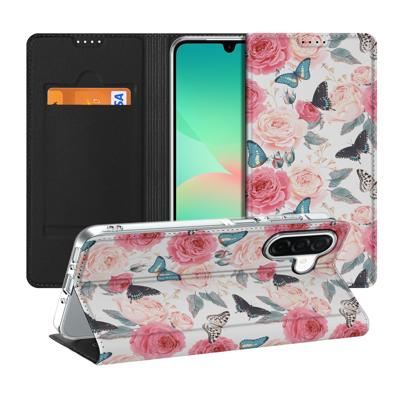 Samsung Galaxy A26 Smart Cover Butterfly Roses