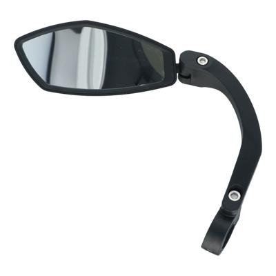 Edge Spiegel e-bike links 360 graden verstelbaar 21-26 mm - zwart
