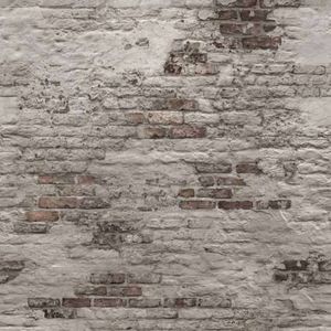 DUTCH WALLCOVERINGS DUTCH WALLCOVERINGS Fotobehang Old Brick Wall grijs