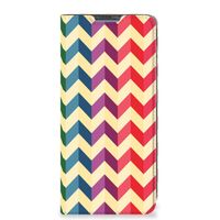 Poco X4 Pro 5G Hoesje met Magneet Zigzag Multi Color