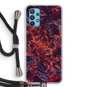 Lucifer: Samsung Galaxy A32 4G Transparant Hoesje met koord