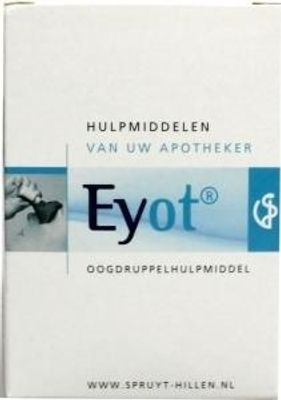 Rood oogdruppel hulpmiddel