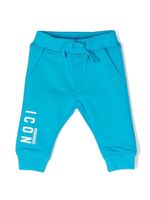 DSQUARED2 KIDS pantalon de jogging à logo Icon imprimé - Bleu - thumbnail