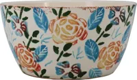 Floran Schaal Rosa 24x12cm Wit