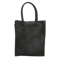 Zebra Trends - Natural Bag Shopper met Rits - Zwart