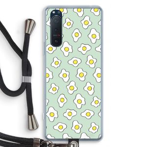 Spiegeleitjes: Sony Xperia 5 II Transparant Hoesje met koord