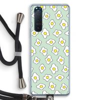Spiegeleitjes: Sony Xperia 5 II Transparant Hoesje met koord