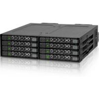 Icy Dock MB998SP-B opslagbehuizing 8x2,5 SATA behuizing voor 5,25 extern