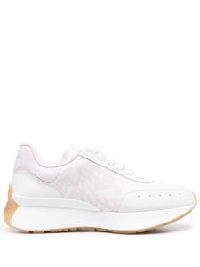 Alexander McQueen baskets Sprint Runner à lacets - Blanc