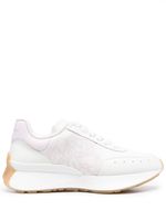 Alexander McQueen baskets Sprint Runner à lacets - Blanc - thumbnail