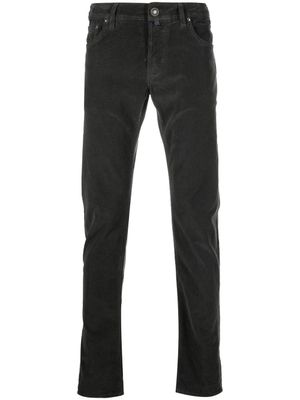 Jacob Cohën jean à coupe slim - Gris
