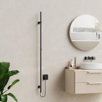 Elektrische staafhanddoekradiator Belrad Rod | 150x2.5 cm | 60 watt | Gunmetal grijs