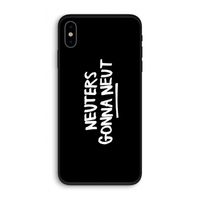 Neuters (zwart): iPhone X Biologisch afbreekbaar hoesje