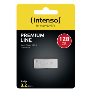 Intenso Premium Line USB flash drive 128 GB USB Type-A 3.2 Gen 1 (3.1 Gen 1) Roestvrijstaal