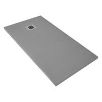 SaniGoods Slate composiet douchebak mat grijs 180x90cm anti-slip