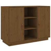 The Living Store Dressoir Massief Grenenhout - 100 x 40 x 75 cm - Honingbruin