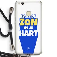Laat de zon in je hart: Huawei Ascend P10 Lite Transparant Hoesje met koord