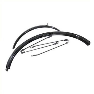 Falkx spatborden set 28x1 5/8x1 3/8 zwart