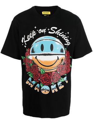 MARKET t-shirt en coton à imprimé graphique - Noir MARKET t-shirt en coton à imprimé graphique - Noir