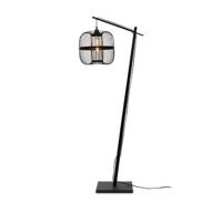 GOOD&MOJO Vloerlamp Hokkaido - Bamboe Zwart - 63x36x176cm