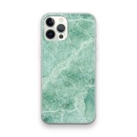 Groen marmer: iPhone 12 Pro Max Transparant Hoesje