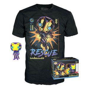 Marvel Blacklight POP! & Tee Box Rescue Size M