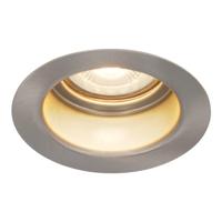 Mesa LED inbouwspot verzonken - 4 Watt 345 lumen - 2700K Warm wit - GU10 - Dimbaar - Rond - IP65 Waterdicht - RVS - Anti-glare