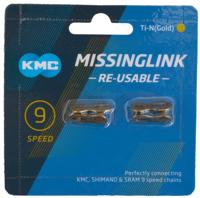 KMC sluitschakel missinglink 9r ti-n gold 6.60mm 9v (2)