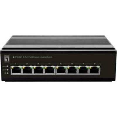 LevelOne IFS-0801 netwerk-switch Unmanaged Fast Ethernet (10/100) Zwart