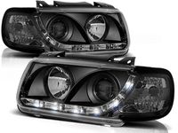 Tuning-Tec Koplampen met parkeerlicht voor VW POLO 6N 10 94-09 99 HATCHBACK ZWART - thumbnail