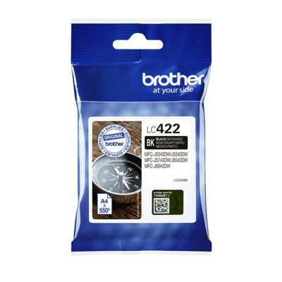 Inktcartridge brother lc-422bk zwart | 5 stuks